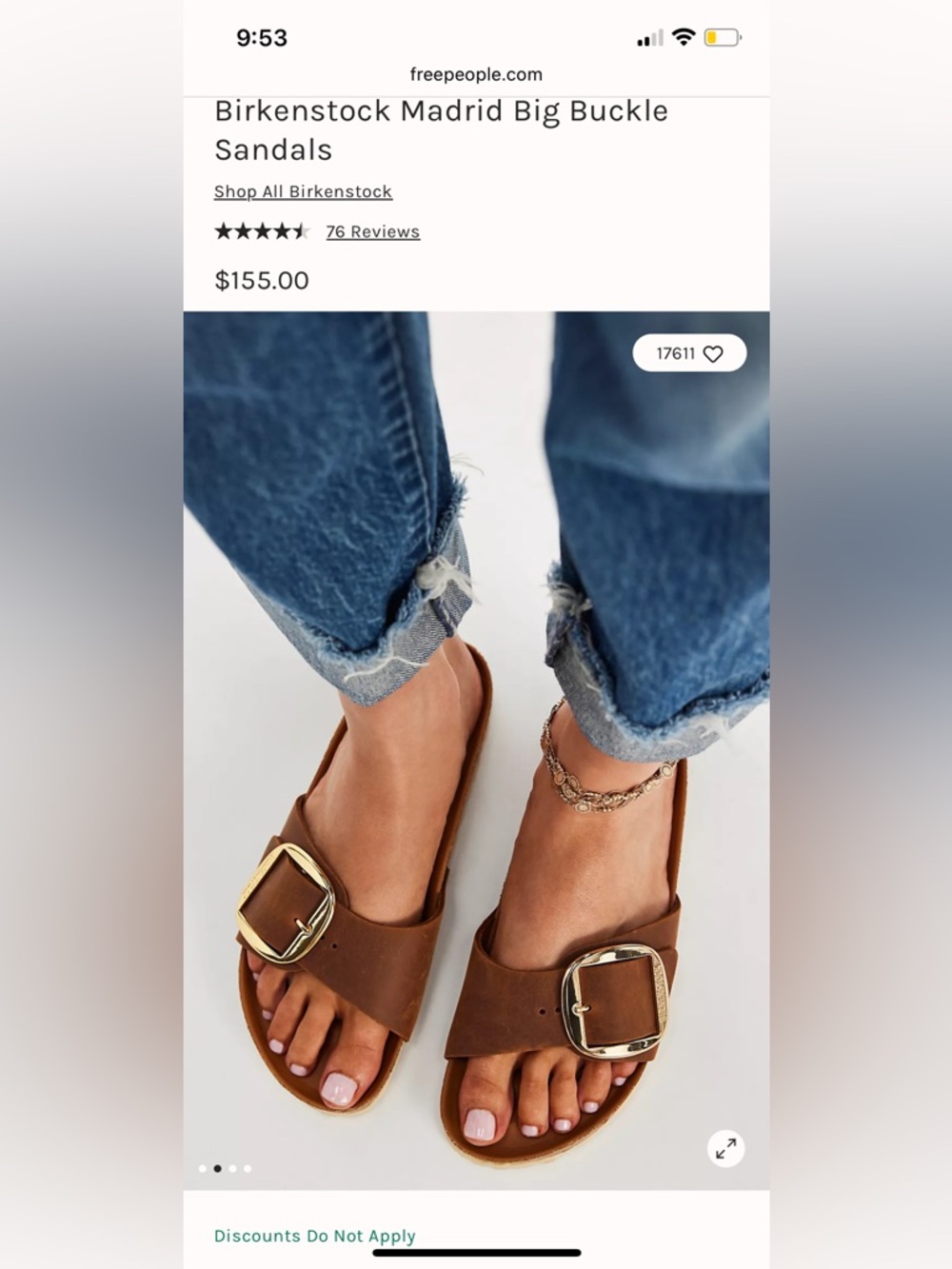 Birkenstock Brown Madrid Big Buckle Sandals